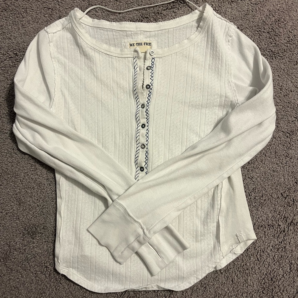 White long sleeve shirt